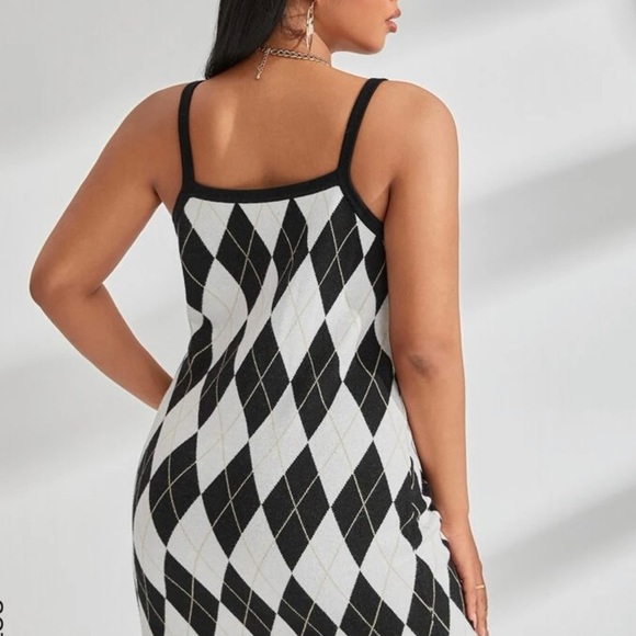 Knitted sweater tank dress 1X - Picture 3 of 3